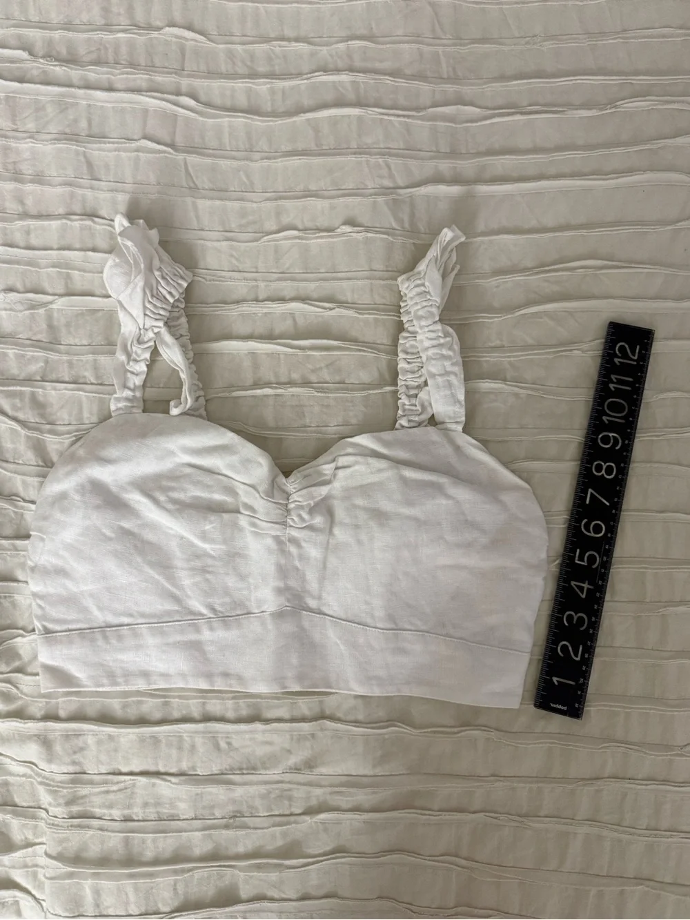 Reformation Pam Linen Two Piece Set in White
